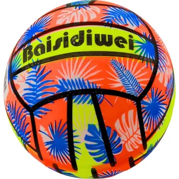 Dětský míč Gumový míč s listy oranžový 24 cm