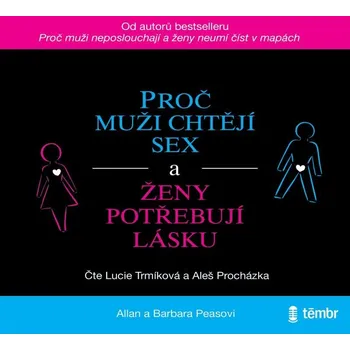 CD Proč muži chtějí sex a ženy potřebují lásku - audiokniha