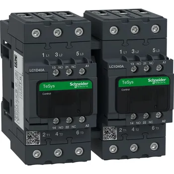 Stykač Schneider Electric LC2D40AFE7 3P Everlink stykač reverz. AC3 440V 40A cívka 115V AC 50/60Hz