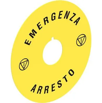 RC model auta LOVATO Electric LPXAU112 štítek EMERGENCY/STOP