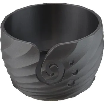 Organizér galanterie Pro Háčkování Miska na klubíčko OPTIK, M stříbrná