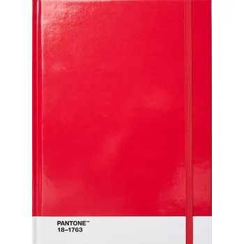 Blok Pantone Zápisník tečkovaný L - Red 18-1763