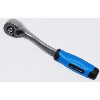 Ráčna Ráčna 3/8", 72 zubů, s přepínací páčkou, vyhnutá, délka 200 mm - QUATROS QS50113