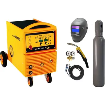 Svářečka Omicron GAMASTAR 2550LS SYNERGIE 4-kladka + hořák + kabely + red. ventil + kukla + lahev, záruka 3 roky