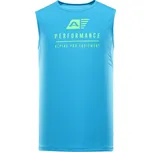 Pánské rychleschnoucí tílko ALPINE PRO MIXED neon atomic blue - S
