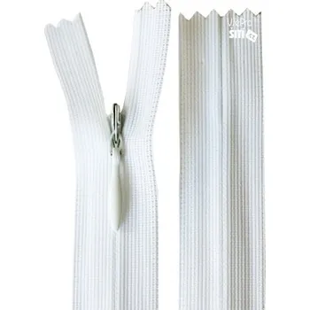 Zip zip skrytý spir BÍLÝ No3 4401XX - Bílá, 20cm