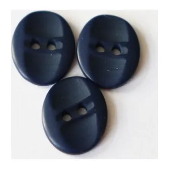 Knoflík Knoflík tmavomodrý 60032/24 - Modrá, 15 mm