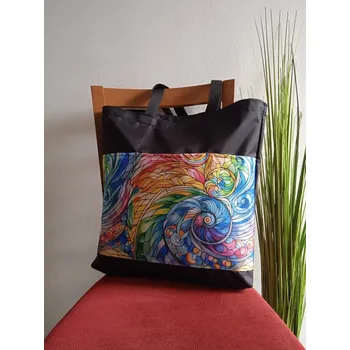 Nepromokavá nákupní taška "barevná abstrakce"