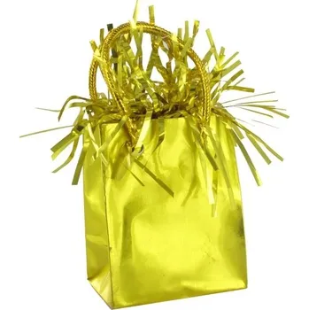 Dárková taška Těžítko na balónky - Dárková taška, zlatá