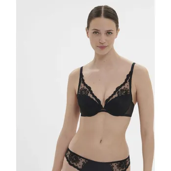 Podprsenka Simone Pérèle podprsenka triangle push-up vyztužená Intrigue black 75C