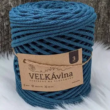 Příze Velká vlna Špagát 3mm Apatit (Špagátová příze 3mm Apatit)