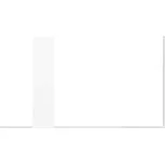 OBZOR DSD 00-00000-1257 Rámeček dvojnásobný skleněný DECENTE, sněhově bílý