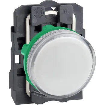 vypínač Schneider Electric XB5AV61 Signálka se žárovkou BA 9s, 250V, bílá