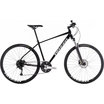 Pánské trekové kolo ROZZO GRIT 80 pánské černá/stříbrná Podkarta: 21