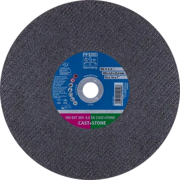 Řezný kotouč Pferd 61329132 | Řezný kotouč 300 x 4,0 x 25,4 mm, SG CAST + STONE