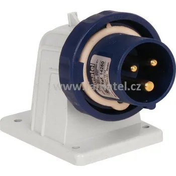 Elektrická zásuvka Famatel 14250 Přívodka vestavná IP67/230V/16A/3P 6h, úhel 90° - SpeedPRO