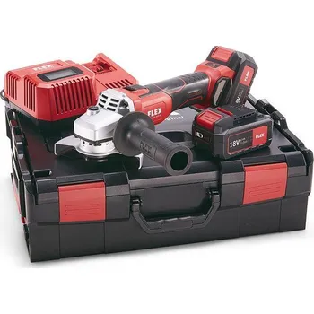úhlová bruska Flex Aku-úhlová bruska ACCUFLEX 18,0 V, 125 mm L 125 18.0-EC/5.0 Set