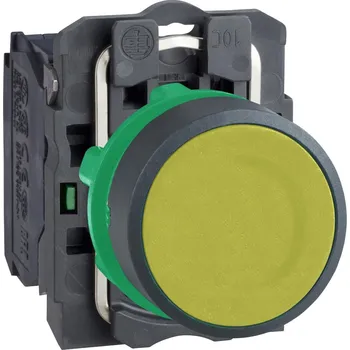 vypínač Schneider Electric XB5AA51 Ovládač stiskací lícující, 1 Z - žlutý