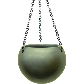 Květináč Baq Gradient Hanging Globe Matt Forest Green Ø 24 cm / V 19 cm