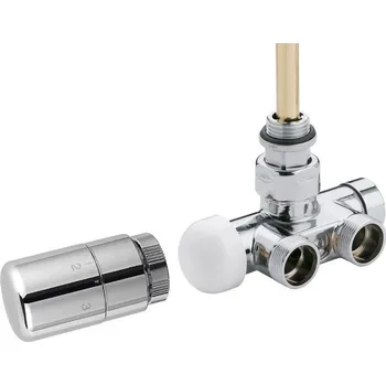Hlavice pro radiátor SAPHO MONO ONE připojovací sada ventilů termostatická jednobodová, chrom