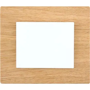 vypínač OBZOR DSD 00-00000-1160 Rámeček jednonásobný dřevěný DECENTE, MDF dub