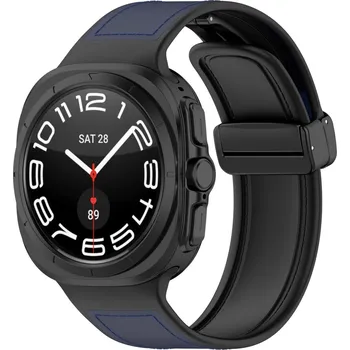 Ostatní příslušenství k chytrým hodinkám eses Kombinovaný řemínek s magnetickou přezkou pro Samsung Galaxy Watch Ultra 47mm - Modrý