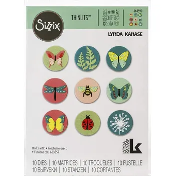 Výtvarná sada SIZZIX Thinlits vyřezávací kovové šablony - drobná zvířata