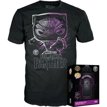 Hračka Funko POP Tee: Marvel- Black Panther (velikost L)
