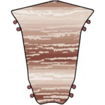 Podlahová lišta vnitřní kout sokl SLK 50 Döllken - W168 - Výprodej