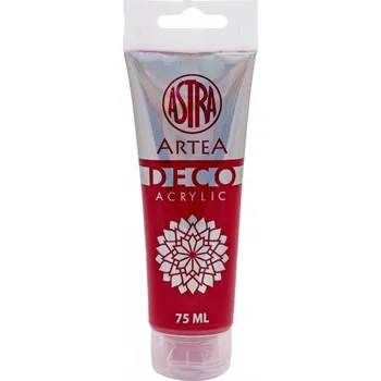 Vodová barva ARTEA Deco, Akrylová barva 75ml, Deep Red / Tmavá Červená, 309123005