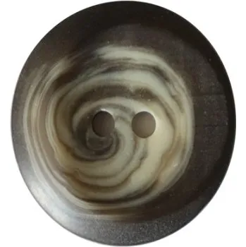 Knoflík 19705 Knoflík šedý U6499/44" - Šedá, 28 mm