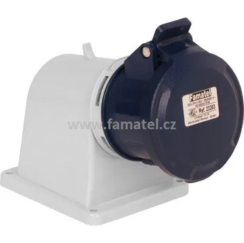 Elektrická zásuvka Famatel 23253 Zásuvka vestavná IP44/230V/32A/3P 6h, úhel 90° - SpeedPRO