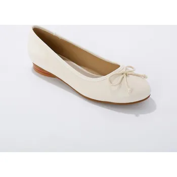 Dámské baleríny Ploché baleríny krémová 38