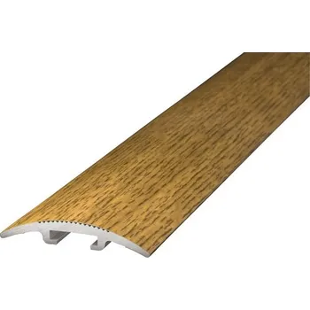 přechodová lišta Přechodový profil PRINZ š. 30 mm, délka 90 cm,0-6mm, barva dub tmavý (Podlahová lišta,Přechodová lišta, přechodový profil, hliníkový přechodový profil, bezbariérový práh, kobercové ukončení, lišta na ukočení podlahové krytiny, ukončovací líšta, zakončovac