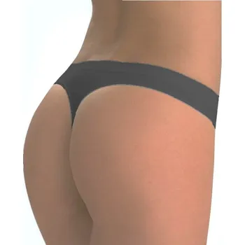 Kalhotky AXIRYA - Bezešvá tanga - L/XL/šedá-fumo