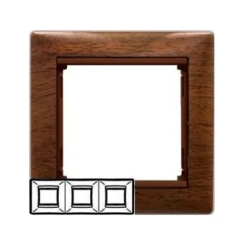 vypínač Legrand 770313 VALENA rámeček 3p hor. tón. dřevo
