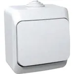 Schneider Electric WDE000511 Cedar Plus IP44 - Ovládač tlačítkový řazení 1/0, bílý