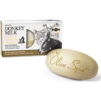 Mýdlo OLIVE SPA mýdlo s olivovým olejem a oslím mlékem 90g