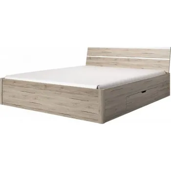 Postel Dřevěná postel Marska 200x180 Bílá