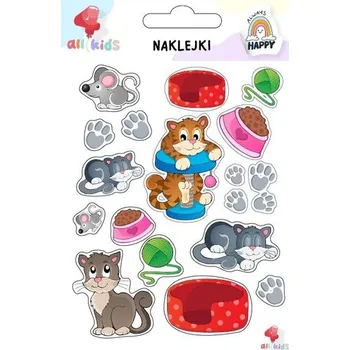 Bystrá hlava Naklejki dla dzieci Co robi kot