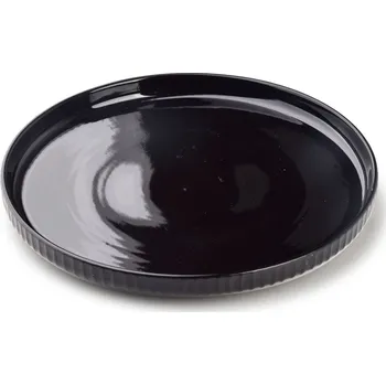 Stolování Talíř SHIVONNE 23 cm černý