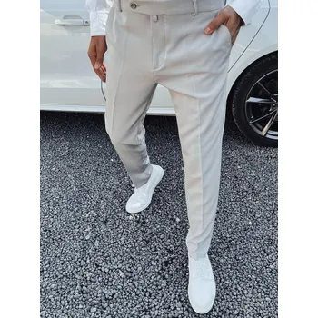 Pánské oblečení Pánské elegantní kalhoty OTA světle šedé