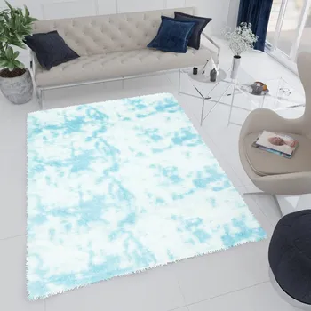 Koberec Plyšový koberec HOME - MODRÝ Rozměr koberce: 80x150 cm