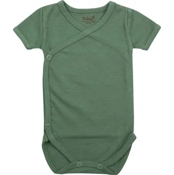 Kojenecký body TIMBOO Body s krátkým rukávem Newborn Aspen Green vel. 50/56