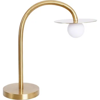 Lampička MaxLight Enigma stolní lampa 1x2 W zlatá T0054