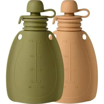 MININOR Silikonová kapsička 2 ks Soft Moss Green/Roe Deer