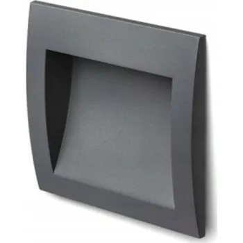 Bodové svítidlo Kulaté bodové svítidlo Redlux šedé