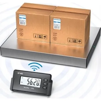 Průmyslová váha Balíková bezdrátová ha SF882 do 200 kg/50 g 29x36 cm