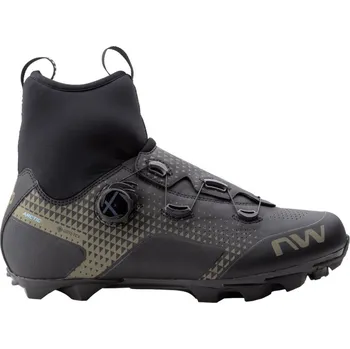Pánské cyklistické tretry Tretry NORTHWAVE Celsius XC Arctic GTX Black/Forest Green - 44