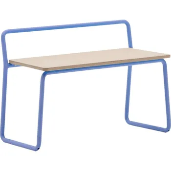 dětská židle Modrá dětská lavice Kave Home Tinn 75 cm